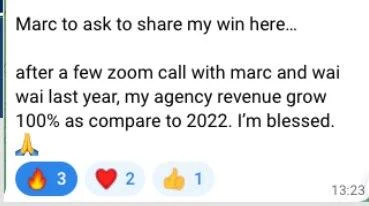 Agency revenue up 100% year over year