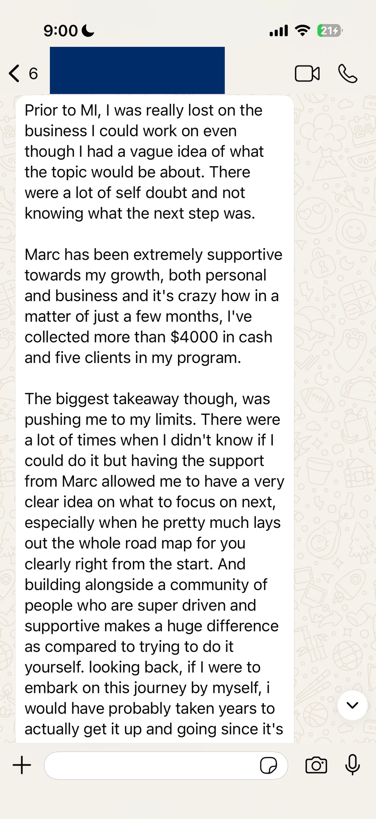 Lost before MI, now $4,000+ cash and five clients