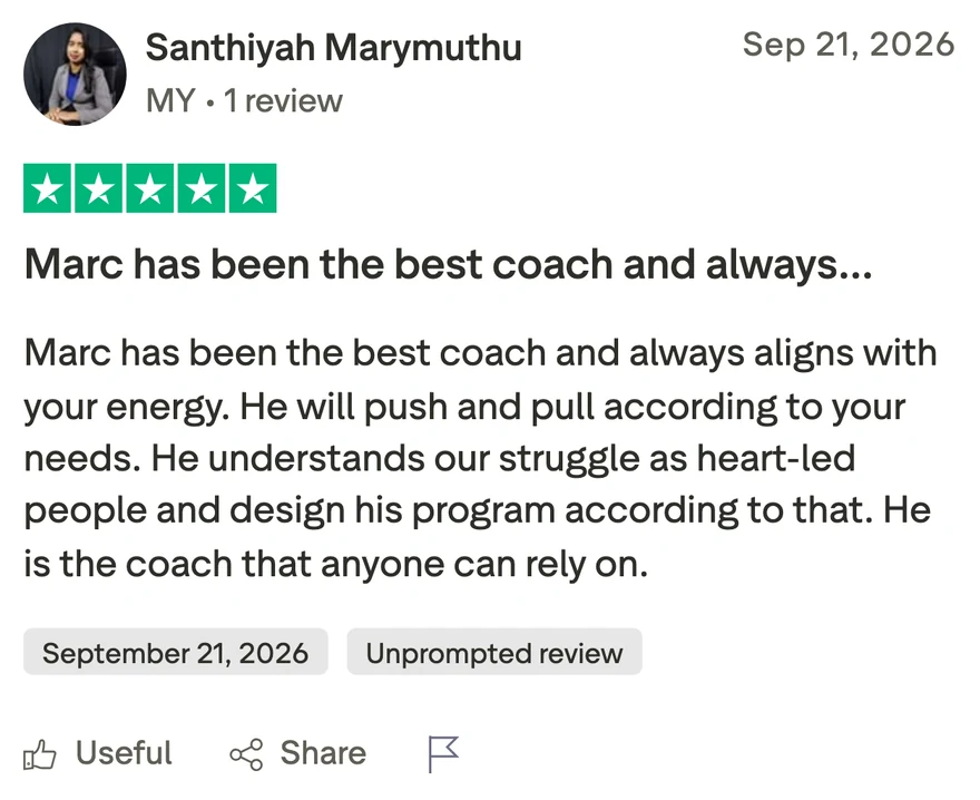 Trustpilot review by Santhiyah Marymuthu